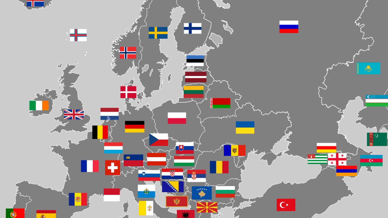 các quốc qia Châu Âu sử dụng đơn vị Bar