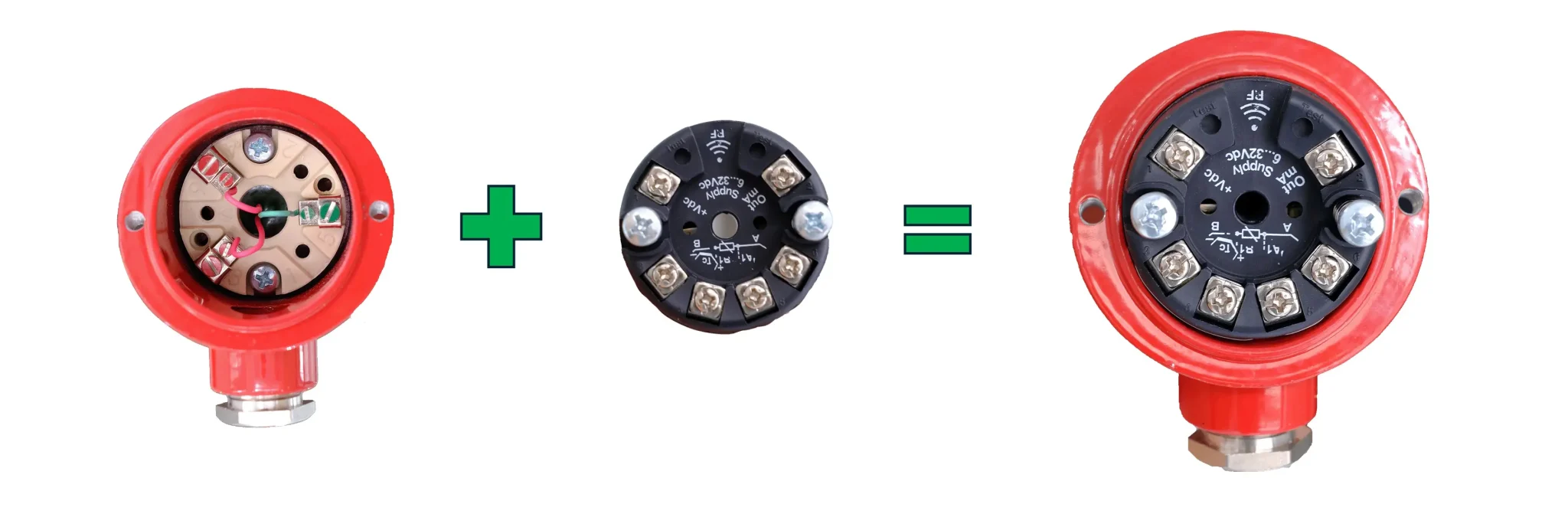 Cảm biến nhiệt độ 4-20mA thực chất là cảm biến nhiệt độ & bộ chuyển đổi tín hiệu nhiệt độ bên trong