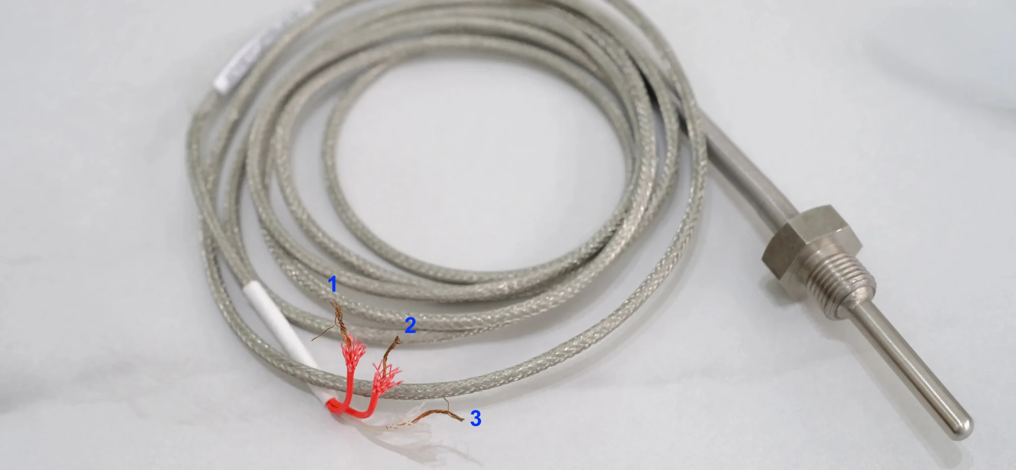Cảm biến nhiệt độ PT100 3 dây LR1P3B6050GBA20