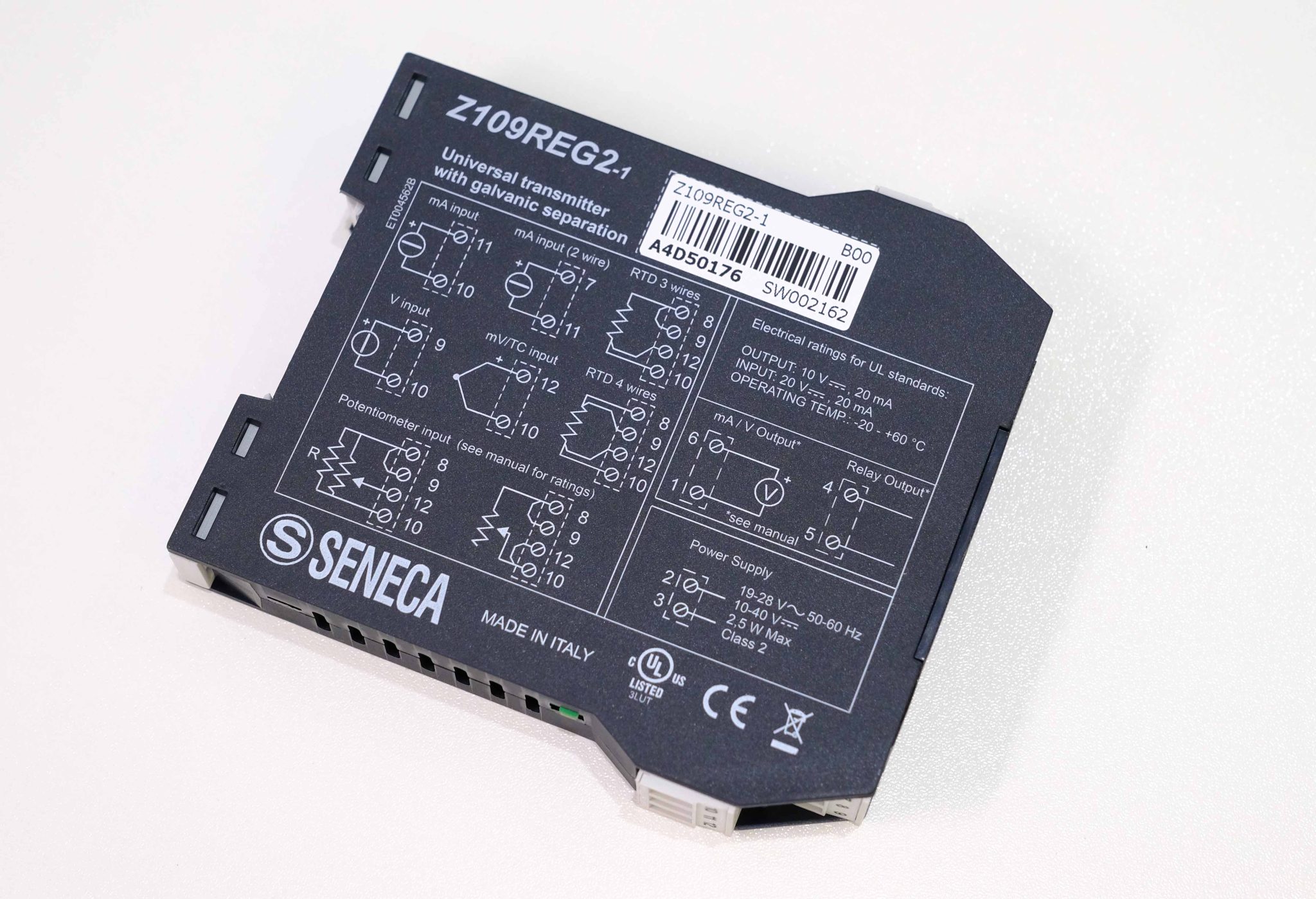 Bộ chuyển đổi điện trở shunt 0-75mV, 0-100mV ... Output 4-20mA, 0-10V