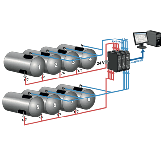 bộ chuyển đổi nhiệt độ ra modbus rtu