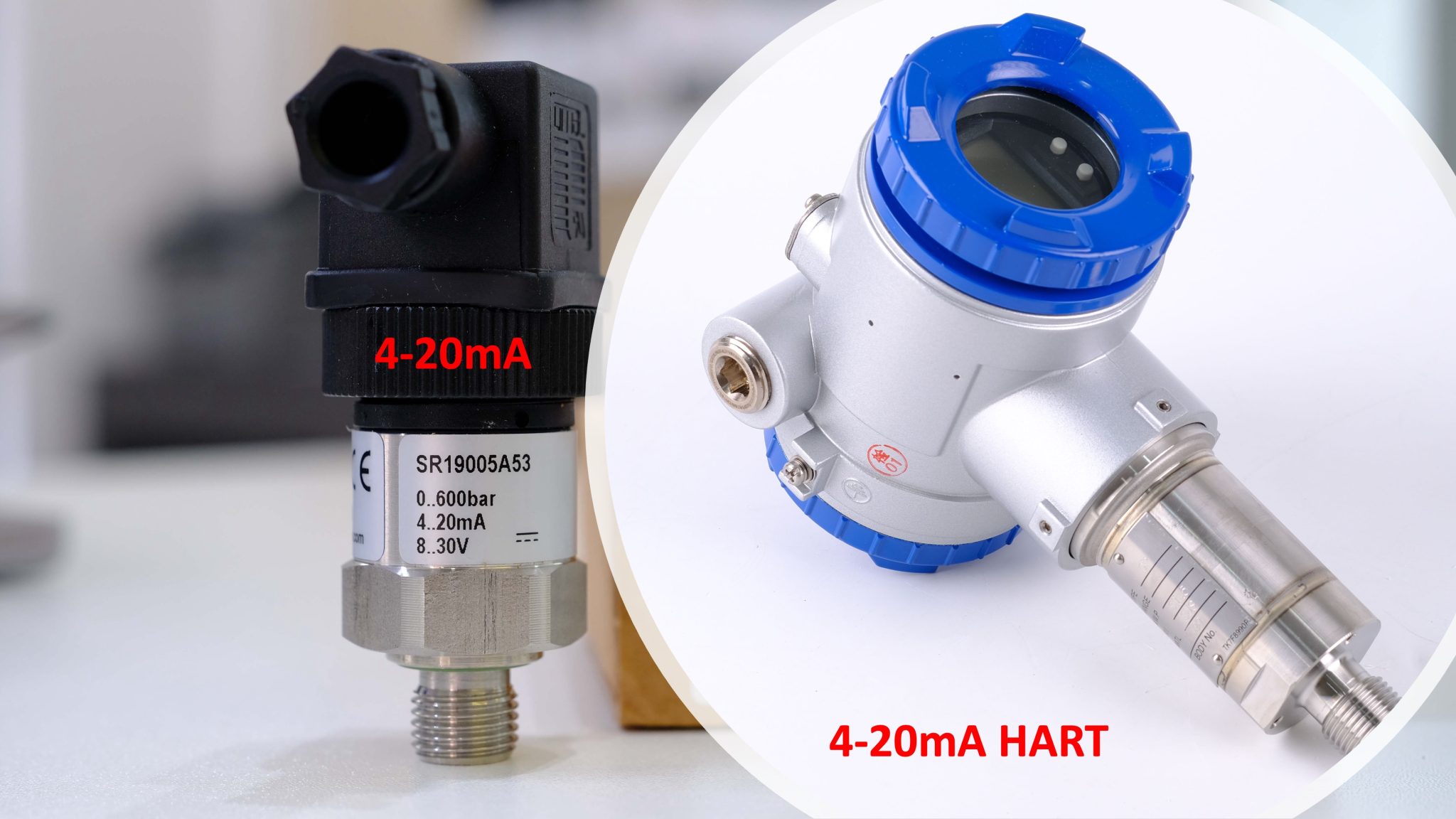 Cảm biến áp suất 4-20mA vs 4-20mA HART