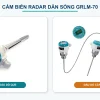 Cảm biến đo mức radar tiếp xúc GRLM-70 đầu dò que và đầu dò cáp