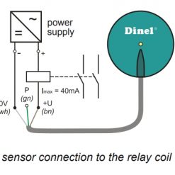 Kết nối cảm biến đo mức FLD-48N với role