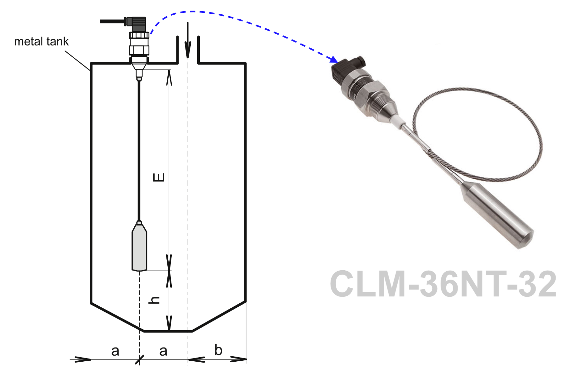 cảm biến đo mức nước cất