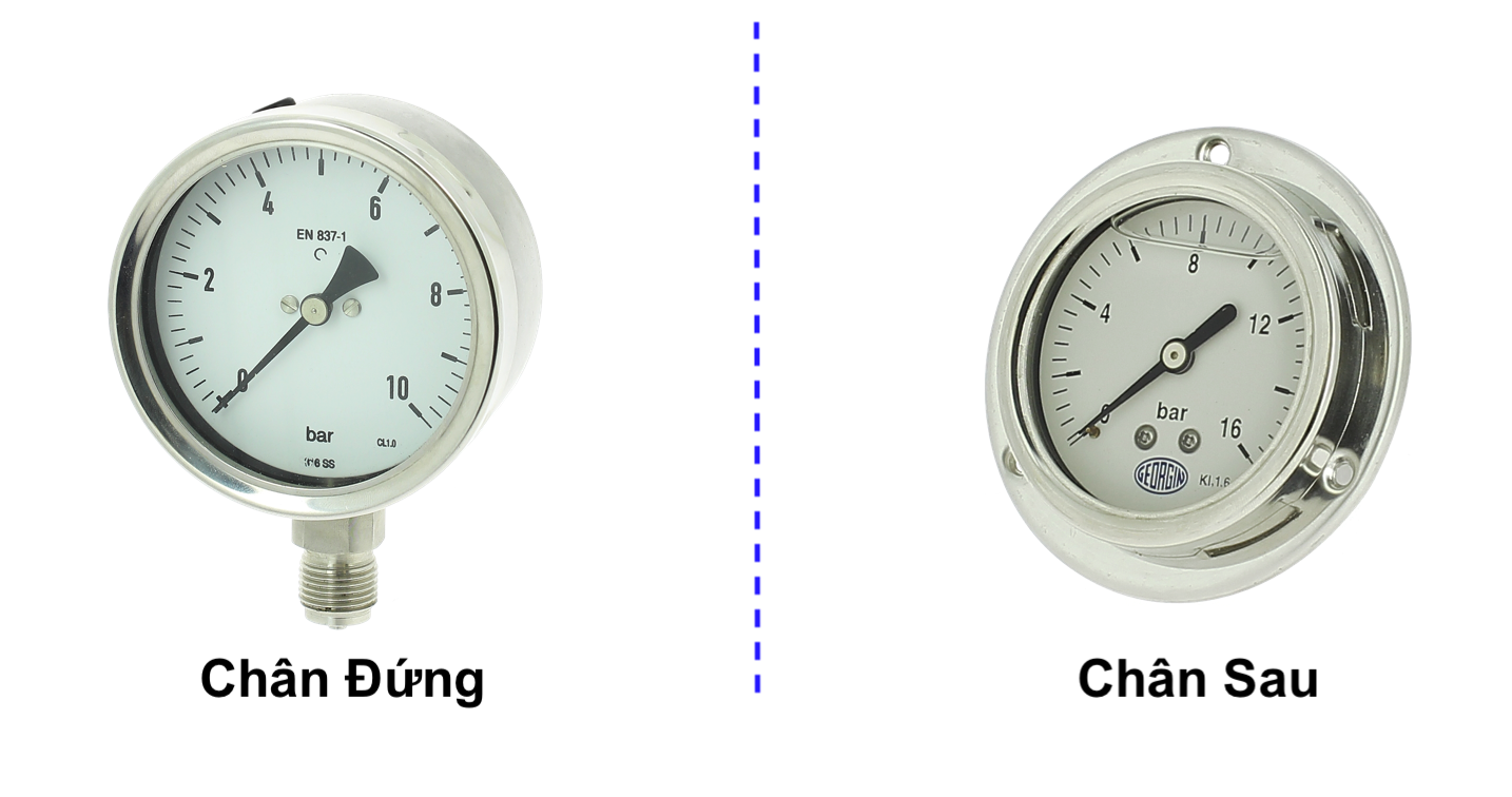đồng hồ đo áp suất khí nén