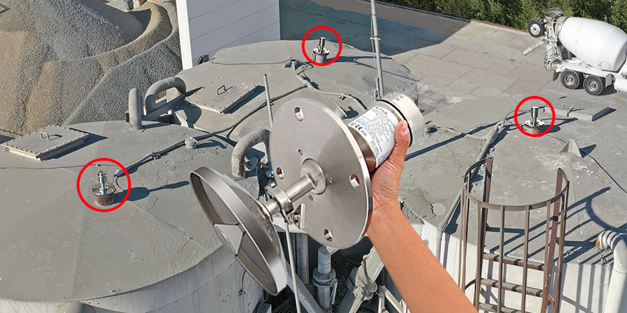Cảm biến đo mức radar cho môi trường bụi như xi măng
