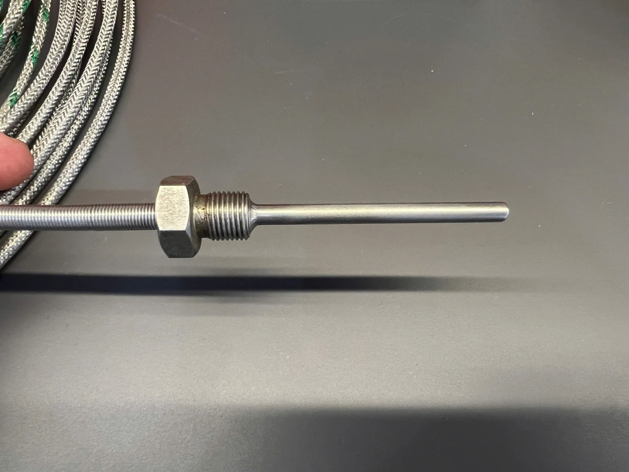 Cảm biến nhiệt độ Pt100 dạng que ren inox