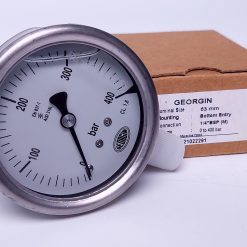 Đồng hồ đo áp suất 0-400 bar chân đứng