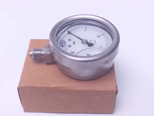 Đồng hồ đo áp suất 0-25 bar chân đứng
