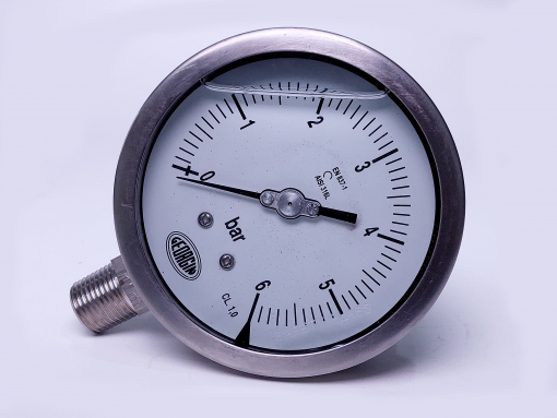 Mặt đồng hồ đo áp suất 0-6 bar