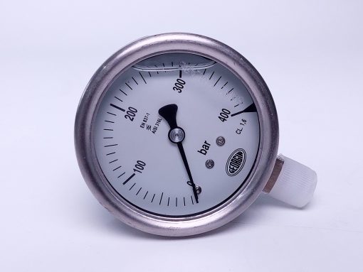 Mặt trước đồng hồ đo áp suất 0-400 bar