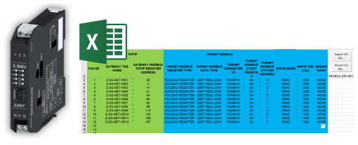 Dễ dàng cấu hình tag qua Excel Template Z-KEY-0