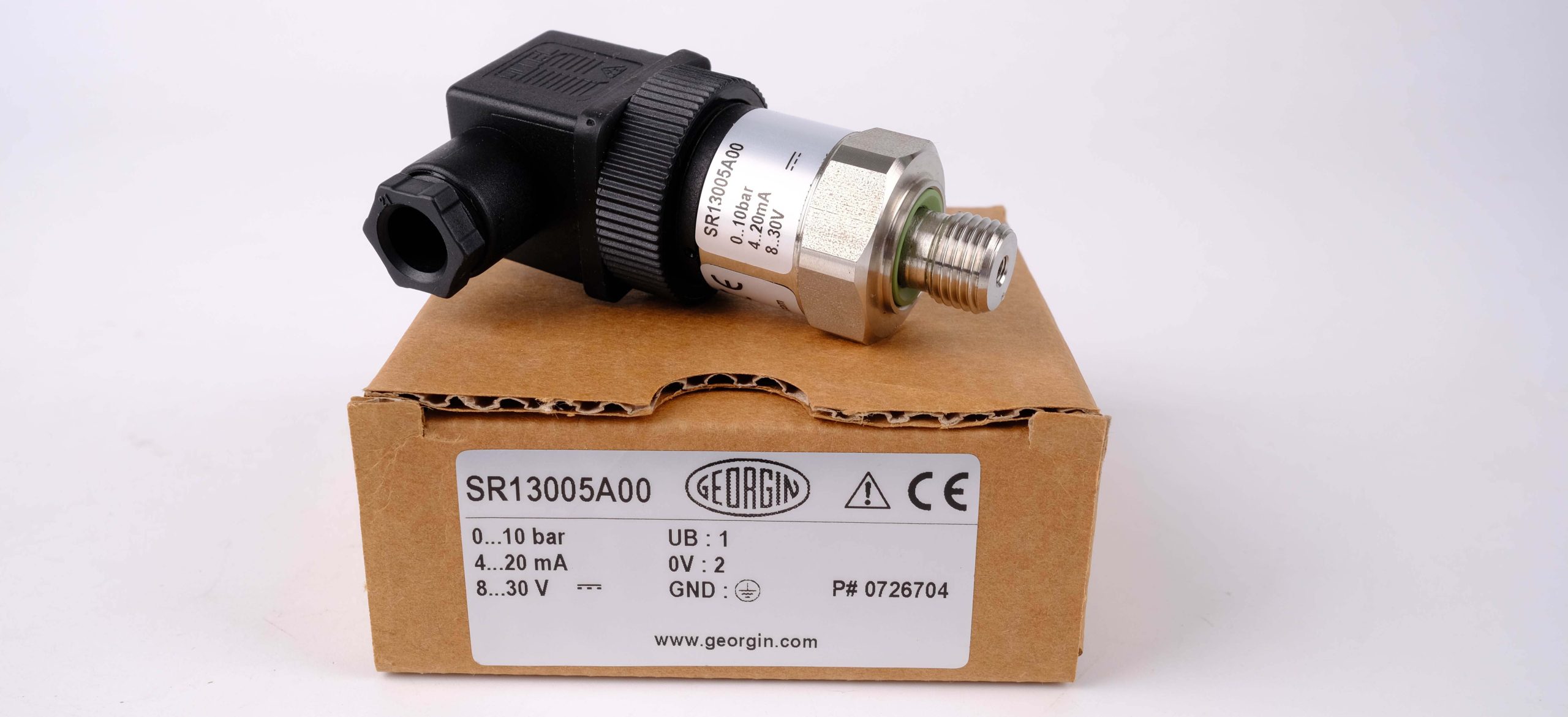 Cảm biến áp suất nước giá rẻ SR13005A00 (0-10 bar) | Georgin - Pháp