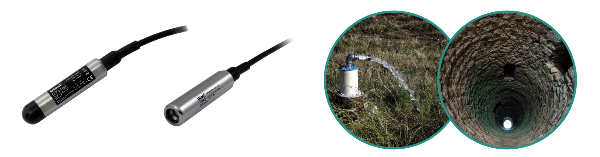 Cảm biến đo mức nước giếng HLM-25C | Dinel - Czech