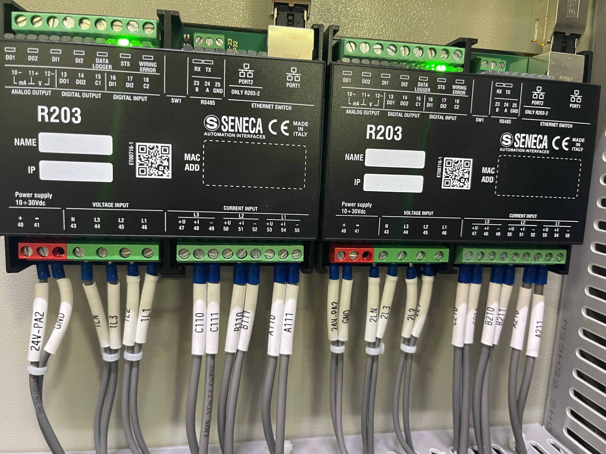 Seneca R203-L-P có truyền thông Profinet