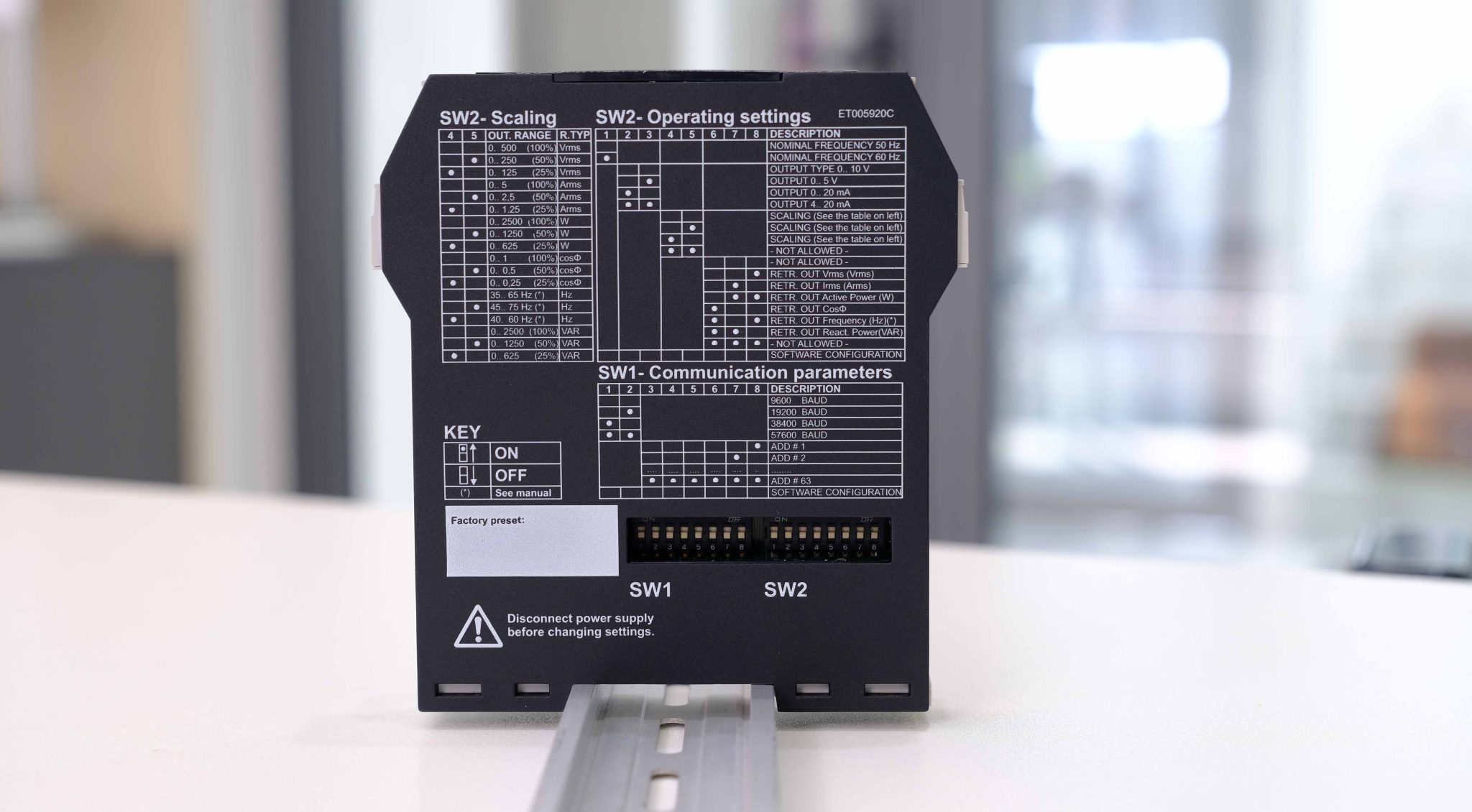Cài đặt Z203-2 bằng DIP Switch