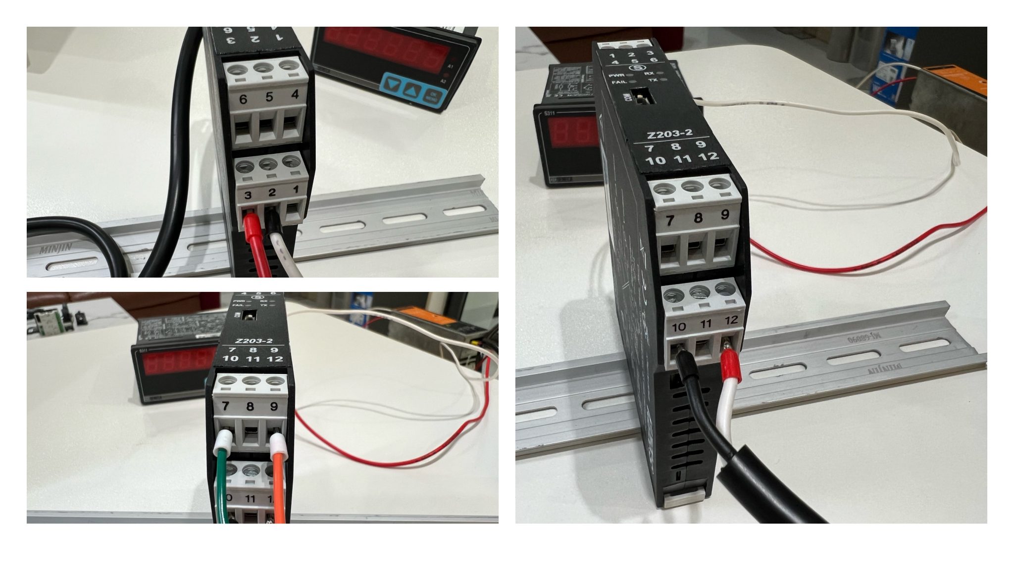 Đấu dây phẩn cứng cơ bản cho Z203-2
