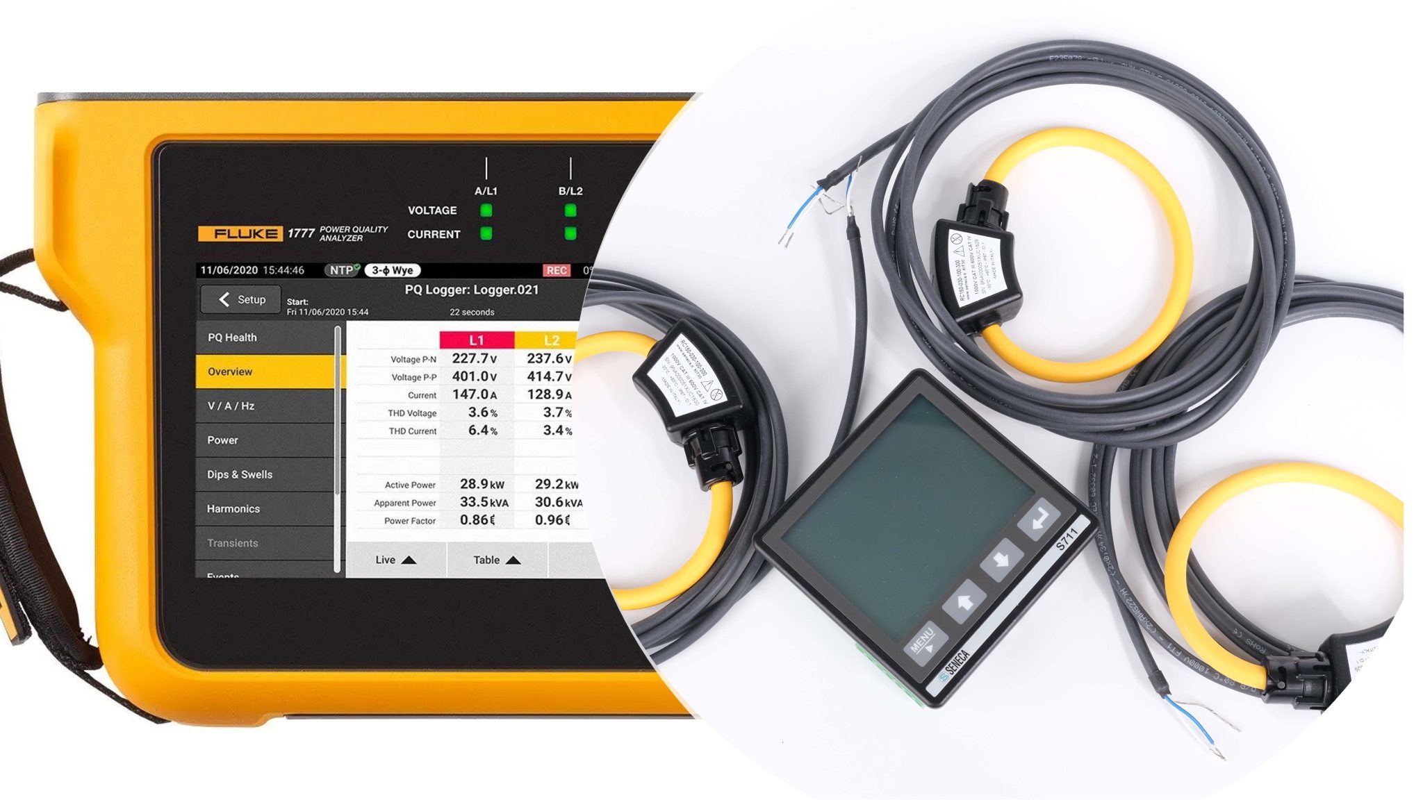 So sánh đồng hồ đo công suất 3 pha và power analyzer