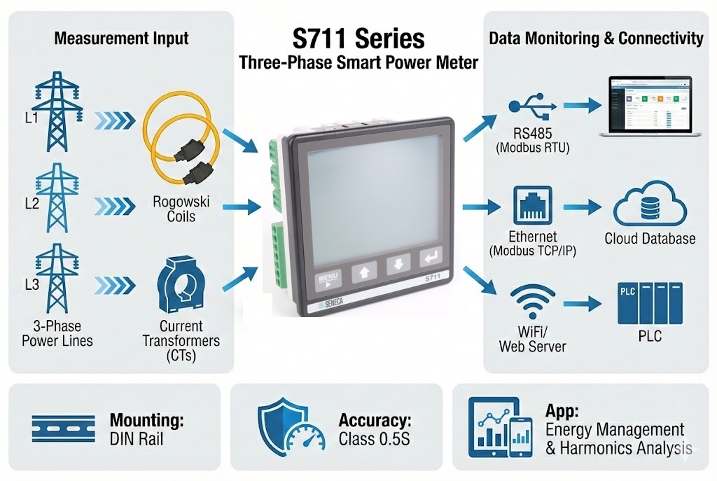 Đồng hồ đo năng lượng S711 Series