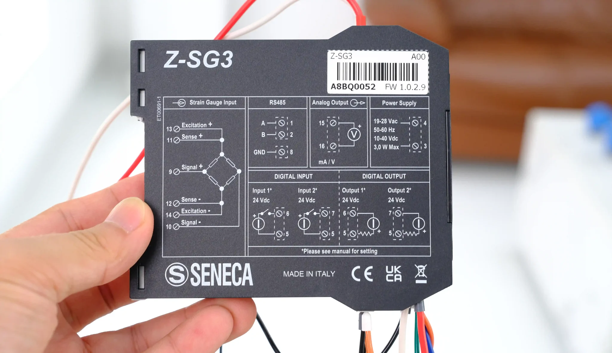 Bộ chuyển đổi tín hiệu loadcell sang 4-20mA | Z-SG3